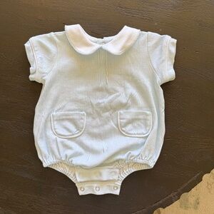 Lullaby set 6M Blue gingham bubble